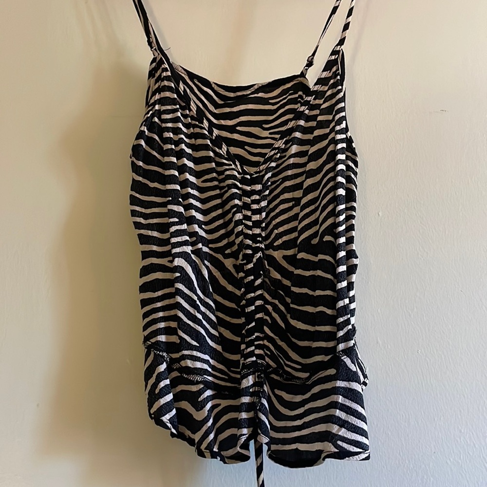 H&M zebra shirt size (L)